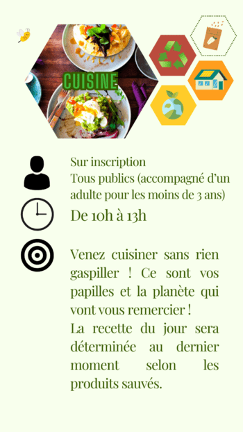 zoom atelier cuisine