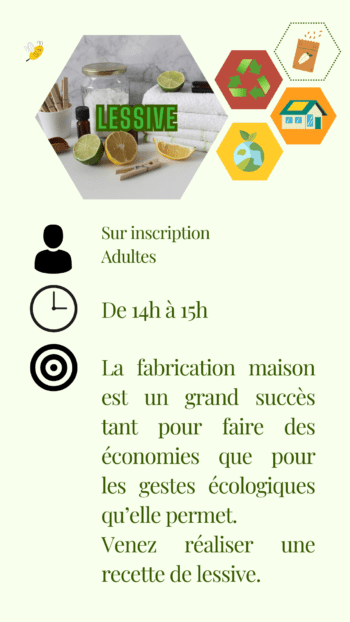 zoom atelier fabmaison lessive