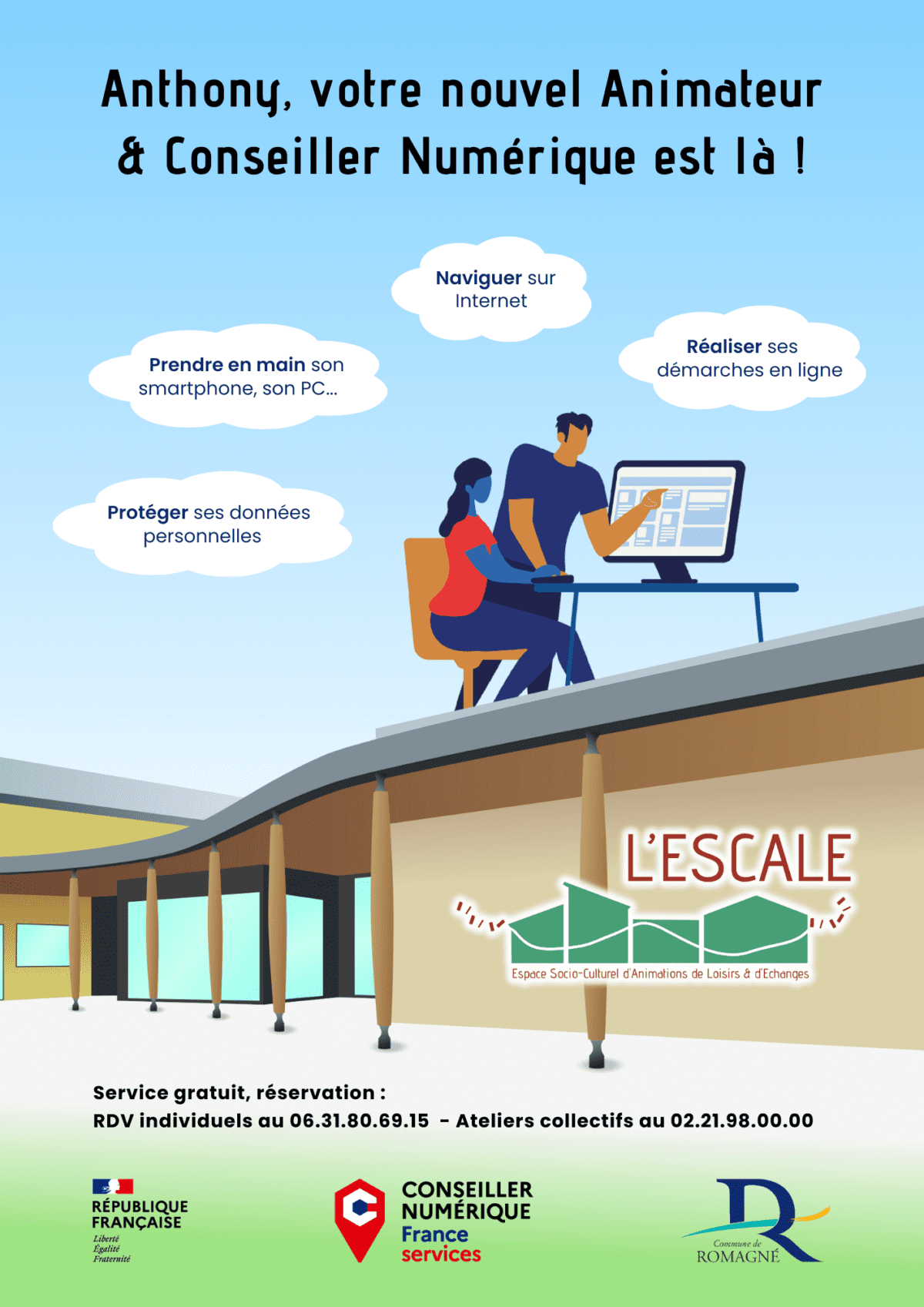 Affiche conseiller numérique