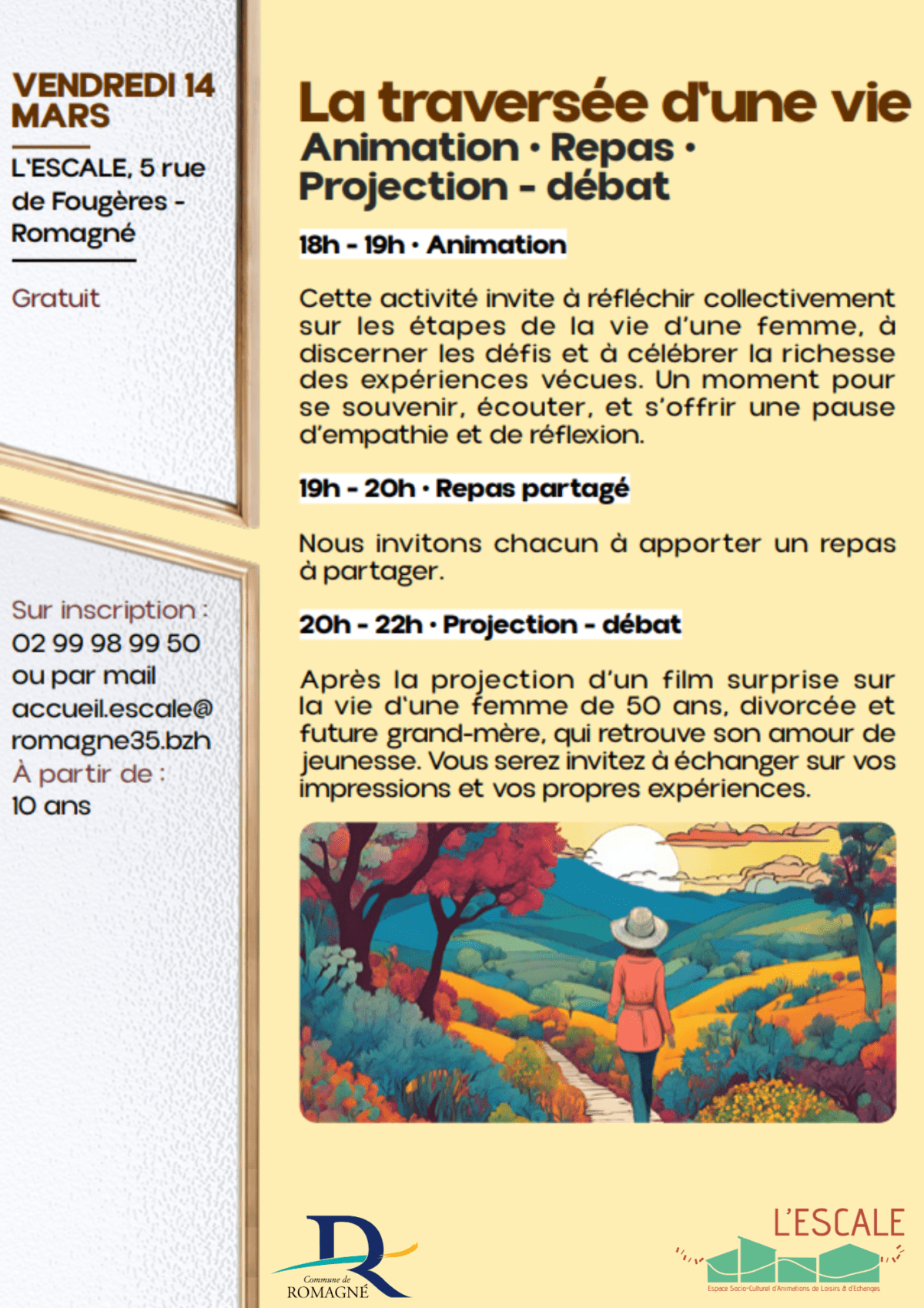 Affiche La traversée d'une vie