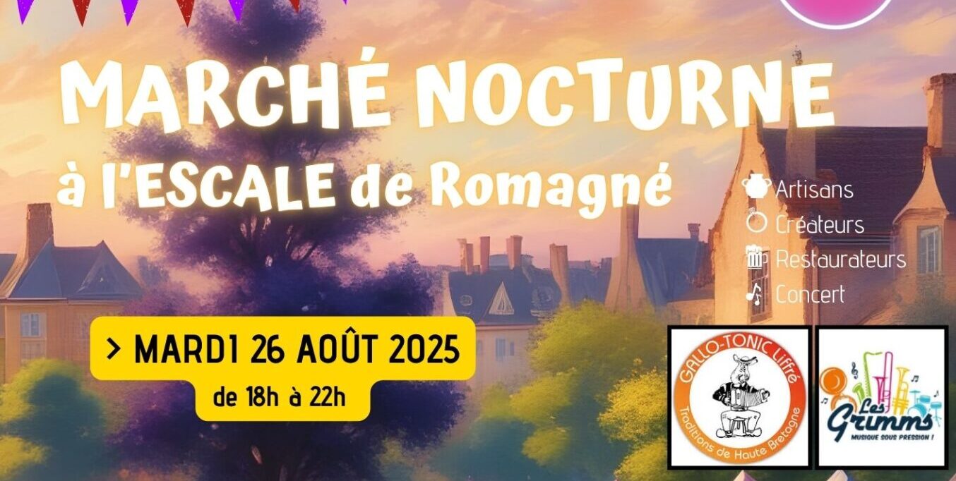 Marché Nocturne de l'ESCALE de Romagné