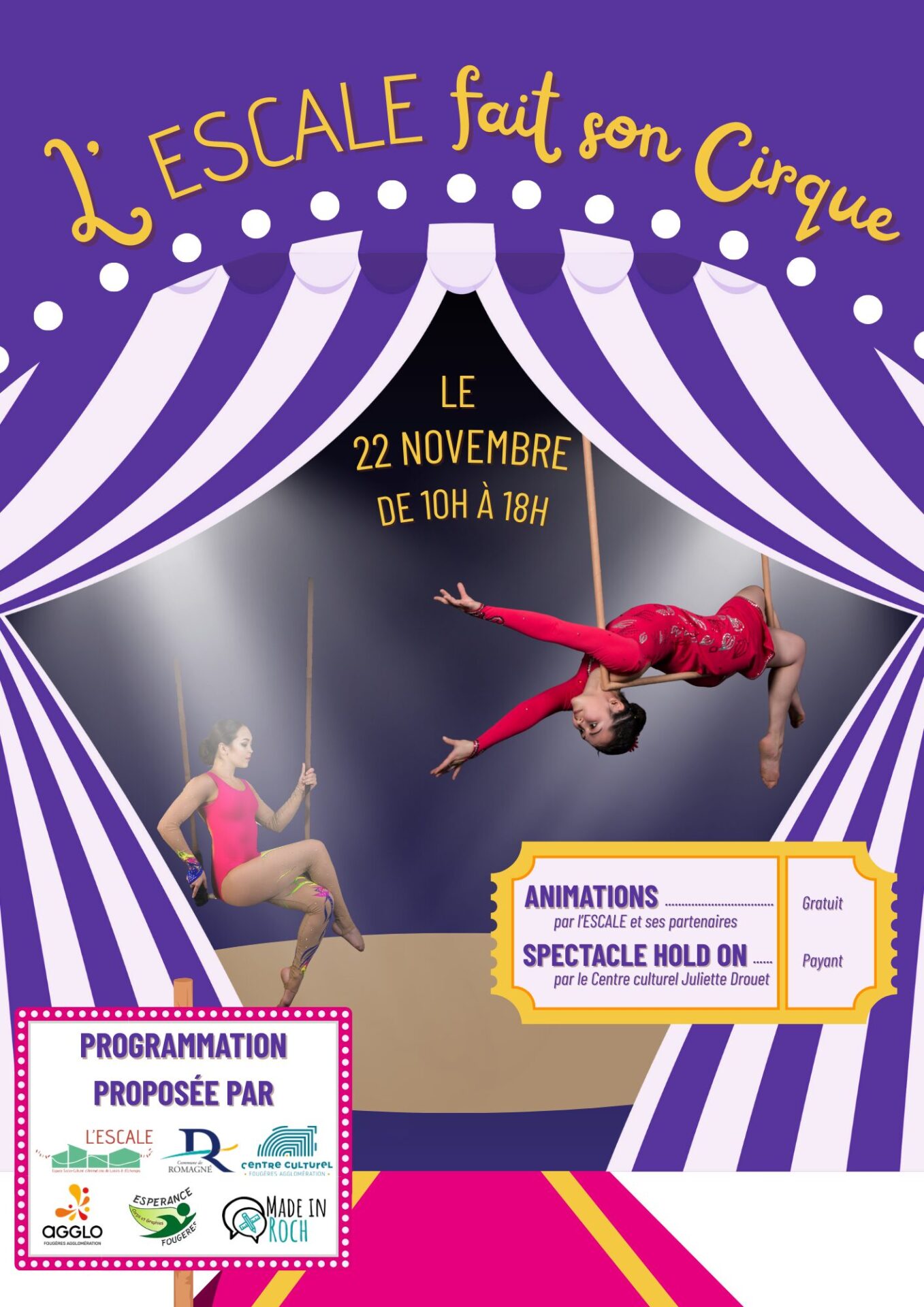affiche journée cirque